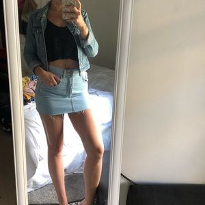 Forever 21 jean skirt